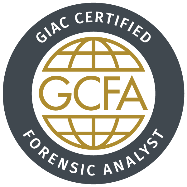 GCFA - GIAC Certified Forensic Analyst