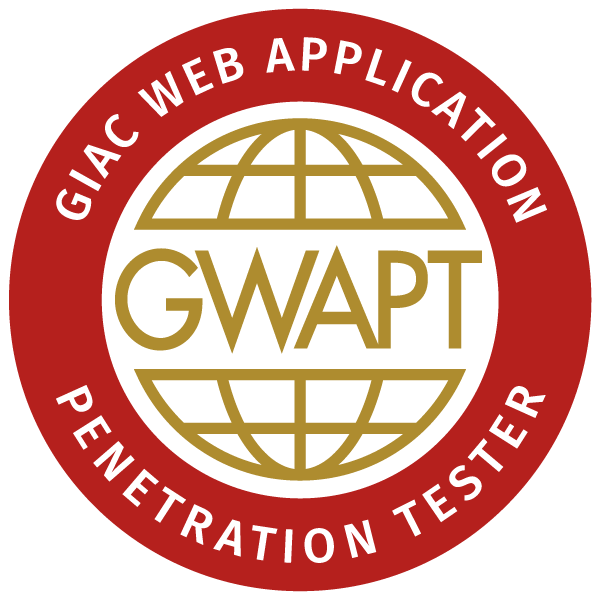 GWAPT - GIAC Web Application Penetration Tester